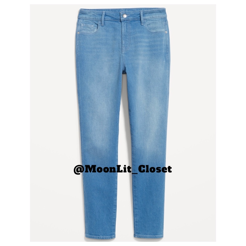 Old Navy High-Waisted Vintage Slim Jeans “Cornflower Blue” Women’s Size 12
